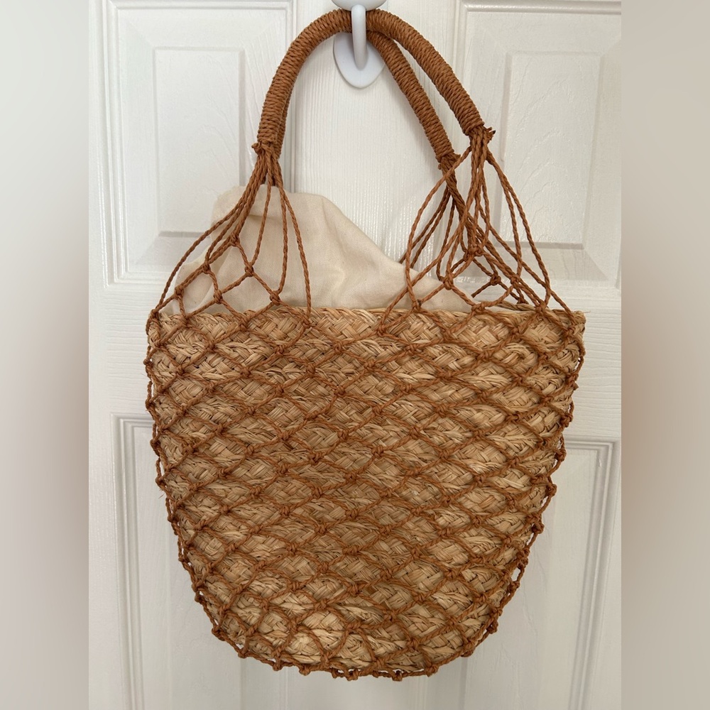 J.Crew Raffia Handbag